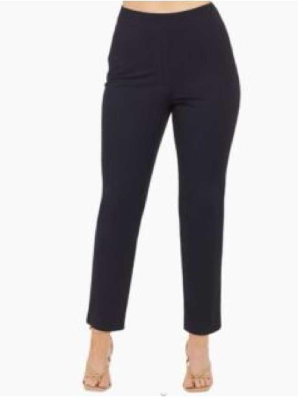Spanx the polished ankle slim pants in classic navy size medium petite